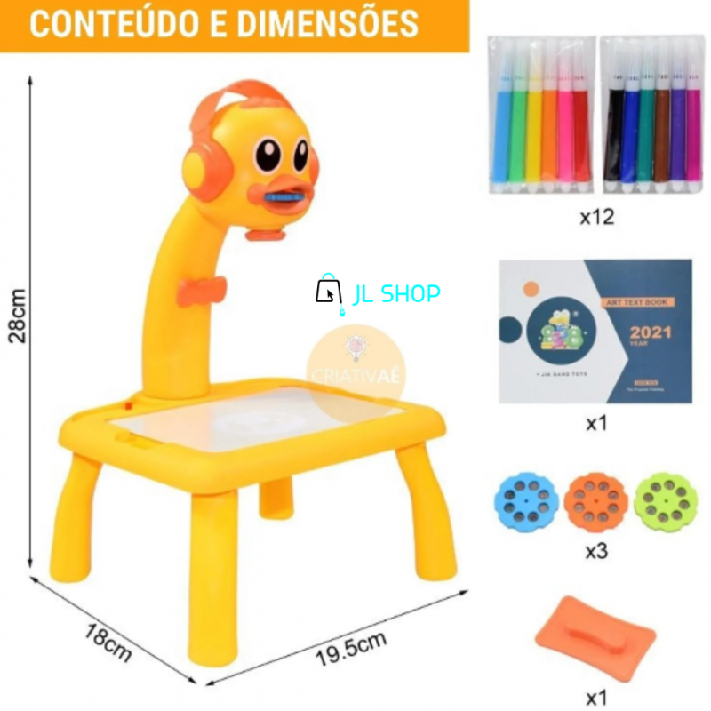 Table Kids - Mesa de Desenhos Interativos Infantil JL Shop